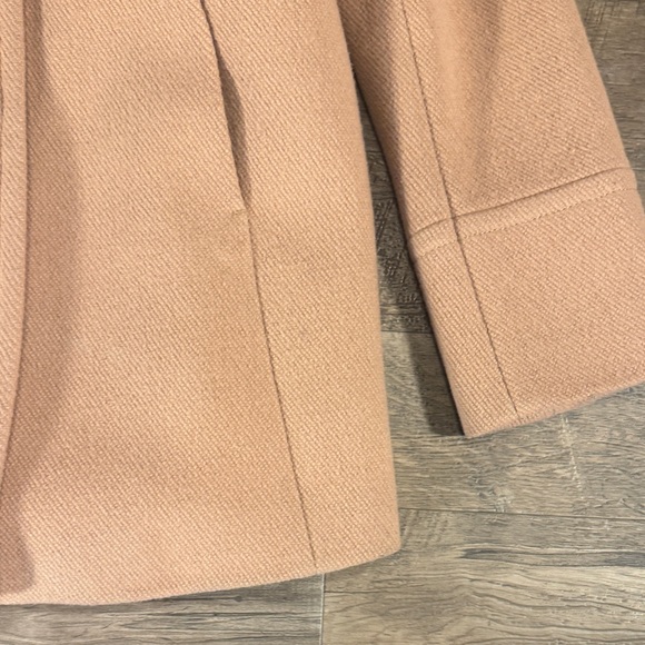 J. Crew Women's Tan Wool Blend Coat - Size 4 - Picture 4 of 11